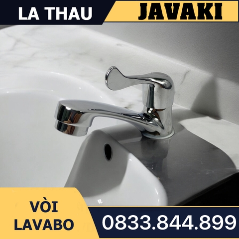 Vòi Lavabo Thân Đồng Mạ Crom Dùng Nước Lạnh Javaki | Sự Kết Hợp Hoàn Hảo Chất Lượng