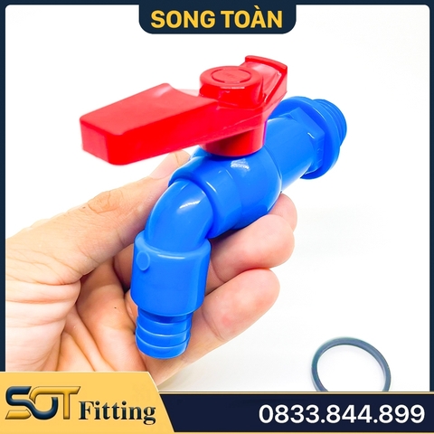 Vòi xả nước tay gạt 2 chiều xoay 180 độ - Bằng Nhựa