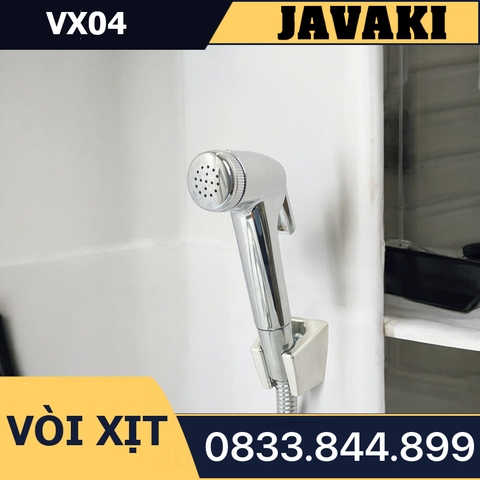 Vòi Xịt VX04 Nhựa Mạ Crom Gắn Bồn Cầu Bệt Vệ Sinh - Thương Hiệu JAVAKI