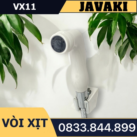 Vòi Xịt VX11 Tay Chìm Nhựa Gắn Bồn Cầu Bệt Vệ Sinh - Thương Hiệu JAVAKI