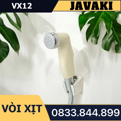 Vòi Xịt VX12 Tay Chìm Nhựa Gắn Bồn Cầu Bệt Vệ Sinh - Thương Hiệu JAVAKI