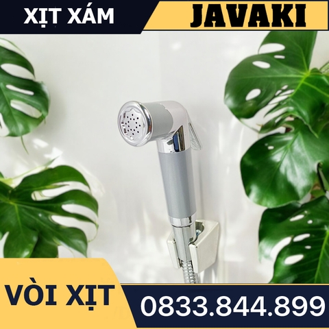 Vòi Xịt Xám Mờ Hợp Kim Gắn Bồn Cầu Bệt Vệ Sinh - Thương Hiệu JAVAKI