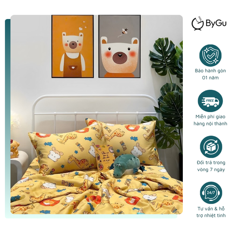 Mền/ chăn chần Lụa Tencel ByGu cho bé - 033