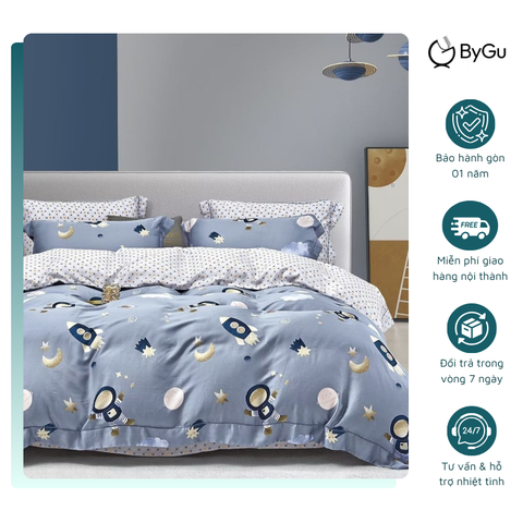 Mền/ chăn chần Lụa Tencel ByGu cho bé - 032