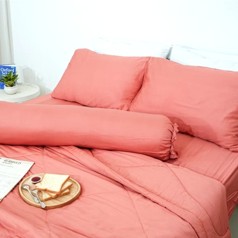 Bộ drap & áo gối lụa Tencel Solid ByGu (4 món)