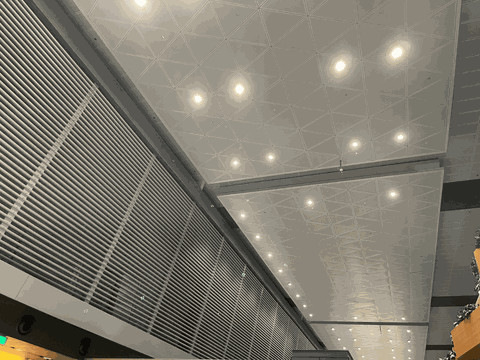 Trần nhôm Triangle - Tiles