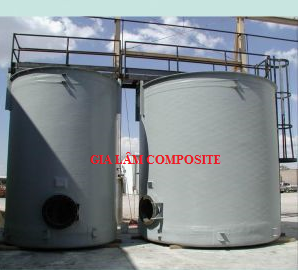 Bồn trộn hóa chất