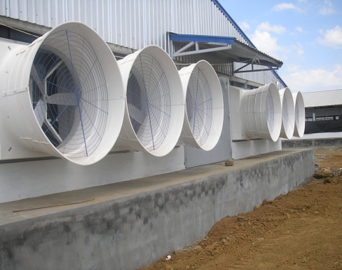 Quạt hút khí composite