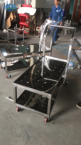 Xe đẩy inox