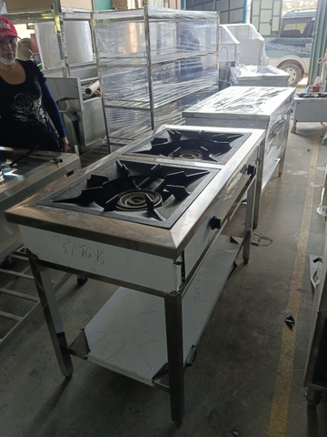 Bếp hầm 2 họng 2 vòng lửa