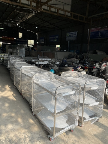 Xe 2 hoặc 3 tầng inox