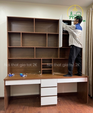 Bàn học 2 người BHD01