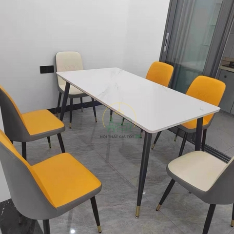 Bàn ăn mặt đá- BAS001