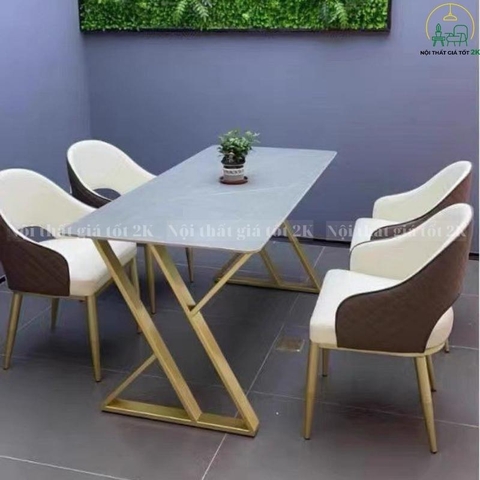 Bàn ăn mặt đá BAS003