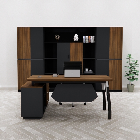 Bàn Giám Đốc Chân Sắt Nhập Khẩu 2KBNK10