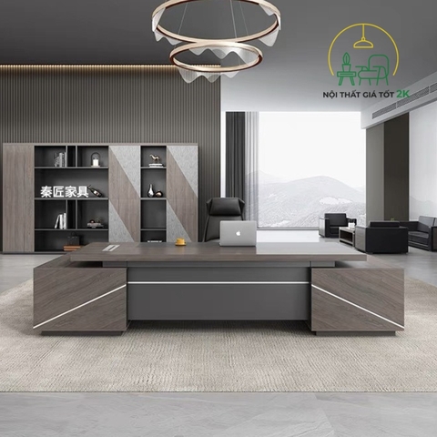 Bàn giám đốc 2m hai tủ MOKUZAI - MK202