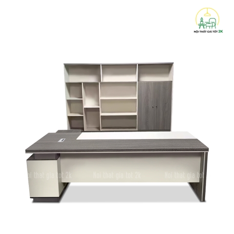 Bàn giám đốc kèm tủ phụ - BGDTP004