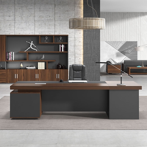 Bàn giám đốc MoKuZai 2 tủ 1m8 - MK18T