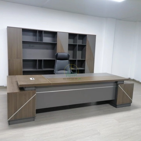 Bàn giám đốc 2m hai tủ MOKUZAI - MK202