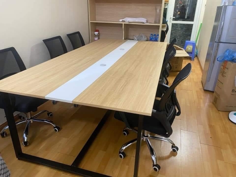 Bàn Họp Chân Sắt Dài 2m4 BH204