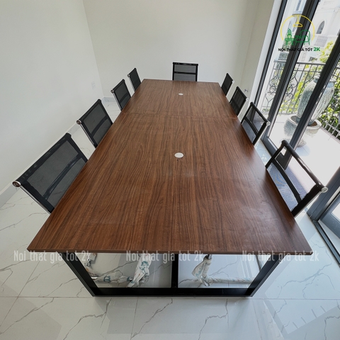 Bàn Họp Chân Sắt Dài 2m6 BH206