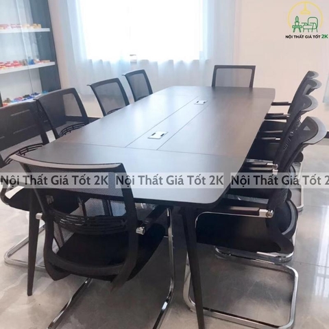 Bàn Họp Chân Sắt Nhập Khẩu 2M4