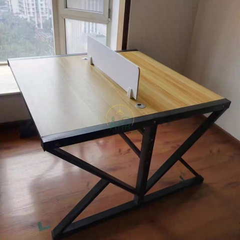 Cụm bàn làm việc 2 người SuTa chân K -ST2K