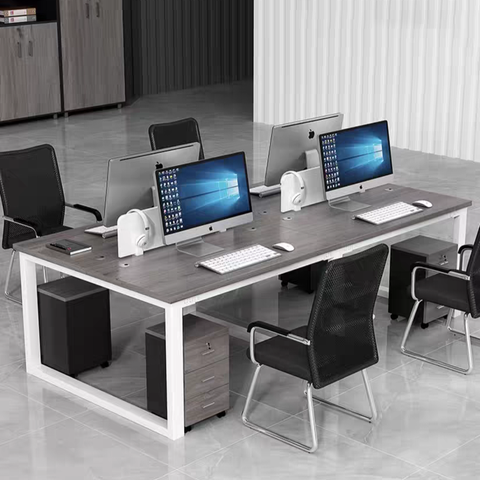 Cụm bàn làm việc 4 người SuTa chân U -ST4U