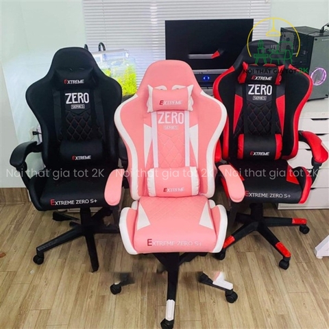 Ghế chơi game Extreme Zero hồng GEZ03