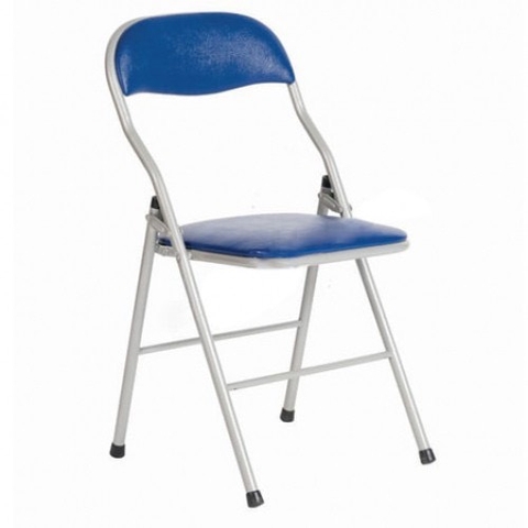 Ghế gấp đệm xanh