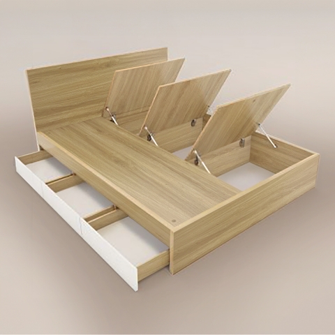 Giường Gỗ Công Nghiệp GN09M8