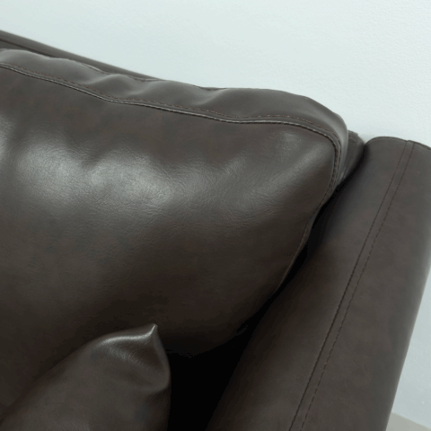 Sofa Da Cleo SF034 – Bộ sofa màu nâu cafe đậm ( cleo 012 ) + 1 bàn trà | Nội Thất giá tốt 2K