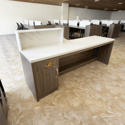 Quầy lễ tân QLTS019