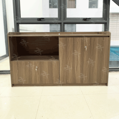 Tủ Hồ Sơ Thấp THC022 - Gỗ MDF phủ melamin nâu 405