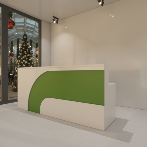 Bàn lễ tân dài 2m4 BLT006