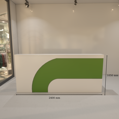 Bàn lễ tân dài 2m4 BLT006