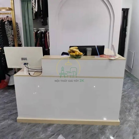 Quầy lễ tân 1m2 -QLTS004