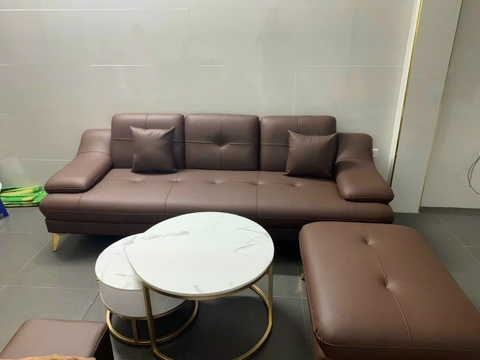 Sofa văn phòng màu nâu SF13