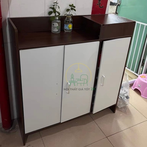 Tủ giày đa năng 3 cánh 1m2  -TGS007