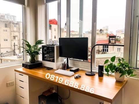 Bàn làm việc ikea một tủ IK011