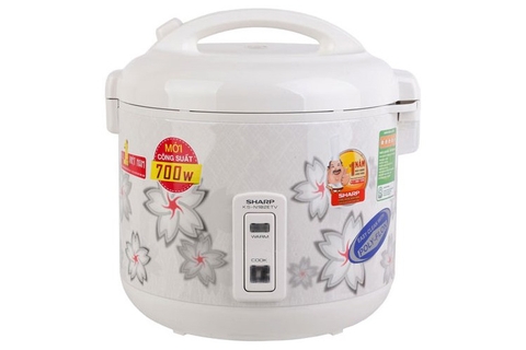 Nồi cơm điện Sharp nắp gài KS-N182ETV/SW (1.8 lít)