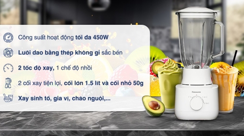 Máy xay đa năng 2 cối Panasonic MX-EG5311KRA