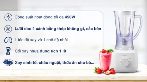 Máy xay sinh tố Panasonic Máy xay sinh tố Panasonic MX-EP3101WRA