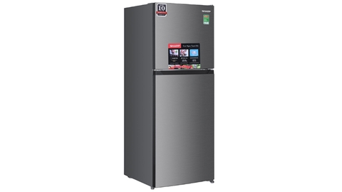 Tủ lạnh Sharp inverter 197 lít SJ-X215V-SL màu Xám 2 cánh