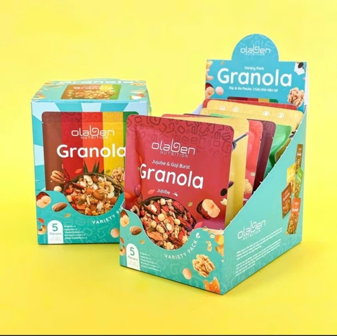 Olaben Nutrition Granola Túi Nhỏ 50g - Mix 5 vị