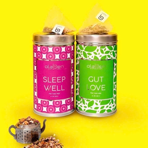 Combo trà thảo mộc tiện lợi Newbie Bundle Gut Love & Sleep Well