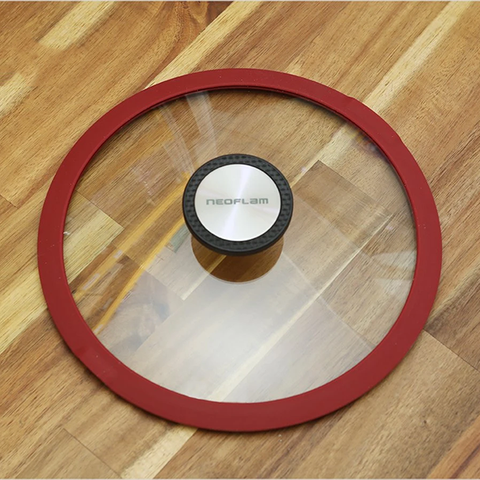 Vung thủy tinh viền silicone 24cm