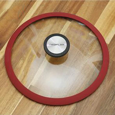 Vung thủy tinh viền silicone 26cm