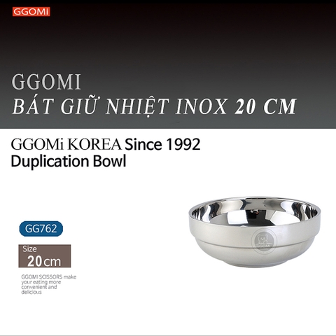 Bát cách nhiệt GGOMI 20cm GG762
