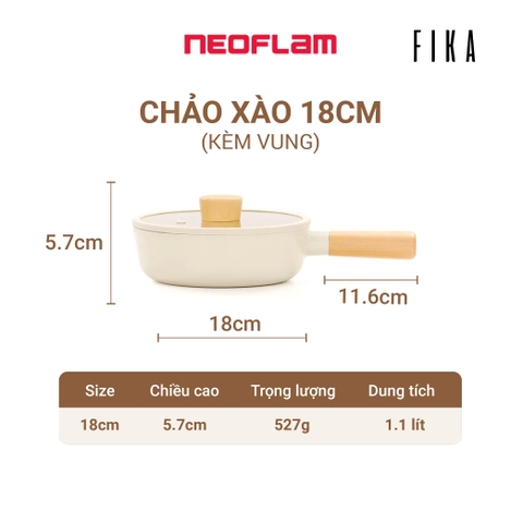 Chảo Sâu Fika 18cm